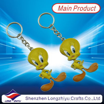 Cartoon Lovely Tweety Promotion Fashion Metal Keyring Custom Keychain (LZY800011)